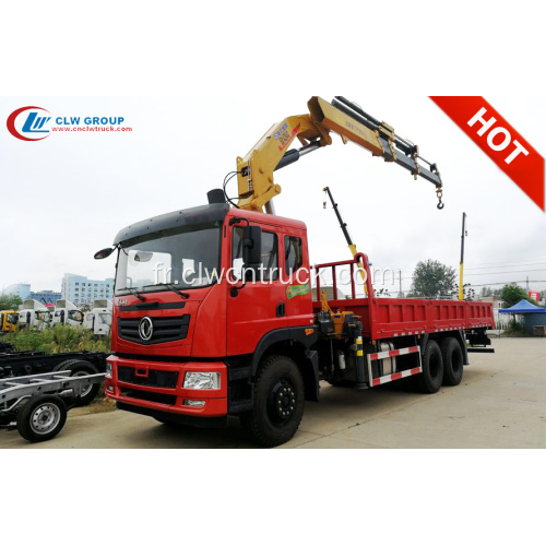 Grue de flèche d&#39;articulation 12Tons sur le châssis de camion de Dongfeng